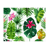 The Tropic, Banana Leaves Tropical Jungle Botanical, Palm Plants Monstera Nature, Bohemian Plants Floral (Print Only) thumbnail