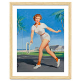 Pinup Girl On The Tennis Course thumbnail