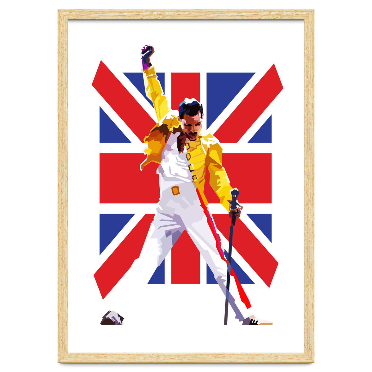 Pop Art Freddie Mercury Icon Rock Music