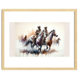 Cowboy Riders On Horses thumbnail