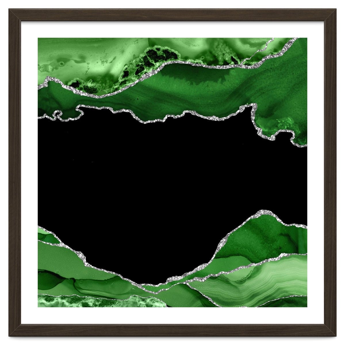 Green & Silver Agate Texture 04