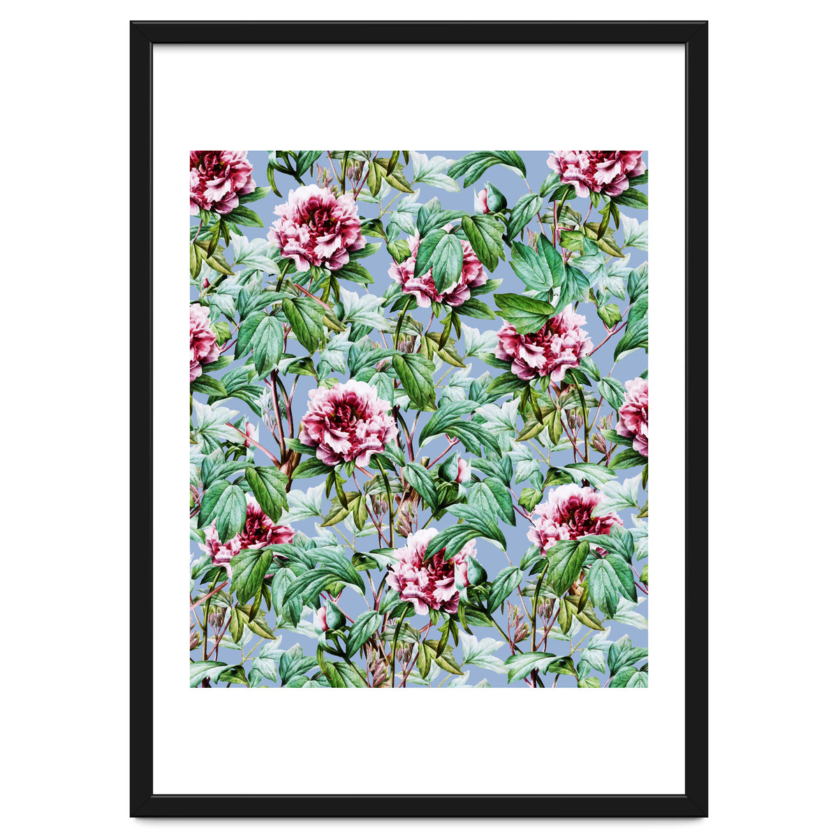 Frosty Florals #society6 #decor #buyart