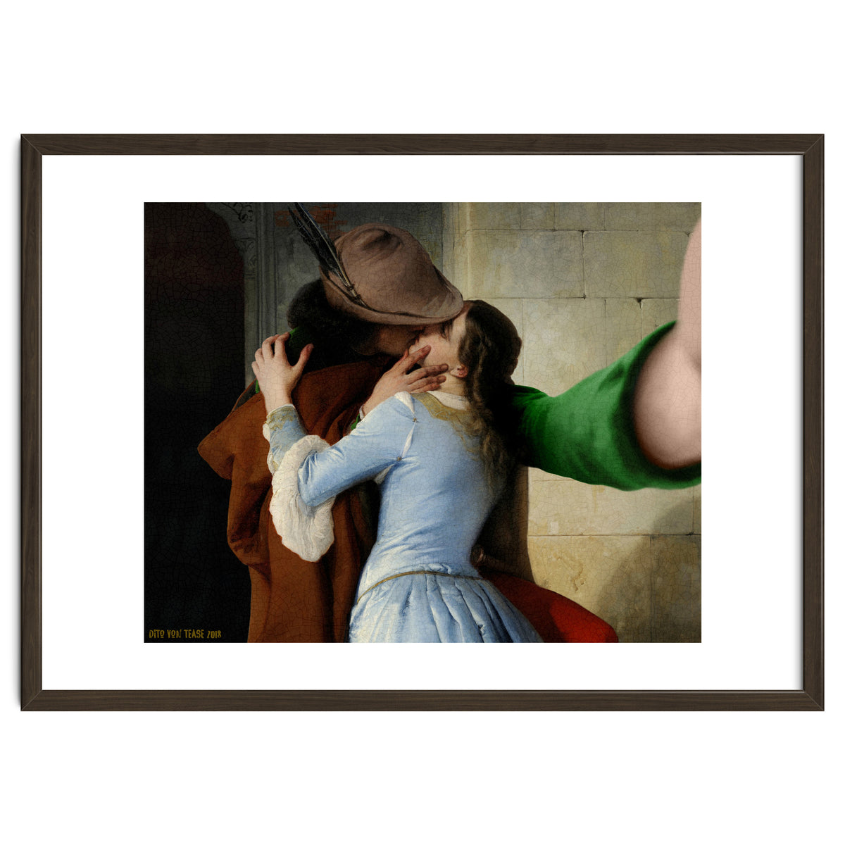 Francesco Hayez - The Kiss - Selfie