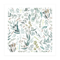 Eucalyptus Leaves Botanical Pattern (Print Only)