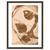 Abstract Brown Scratch