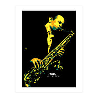 Paul Gonsalves American Jazz Tenor Saxophonist (Print Only)