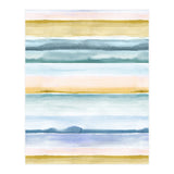 Relaxing Calm Stripes Blue Yellow (Print Only) thumbnail