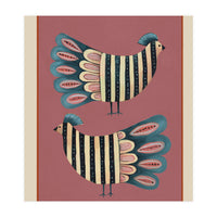 Striped Bird Pair I (Print Only)