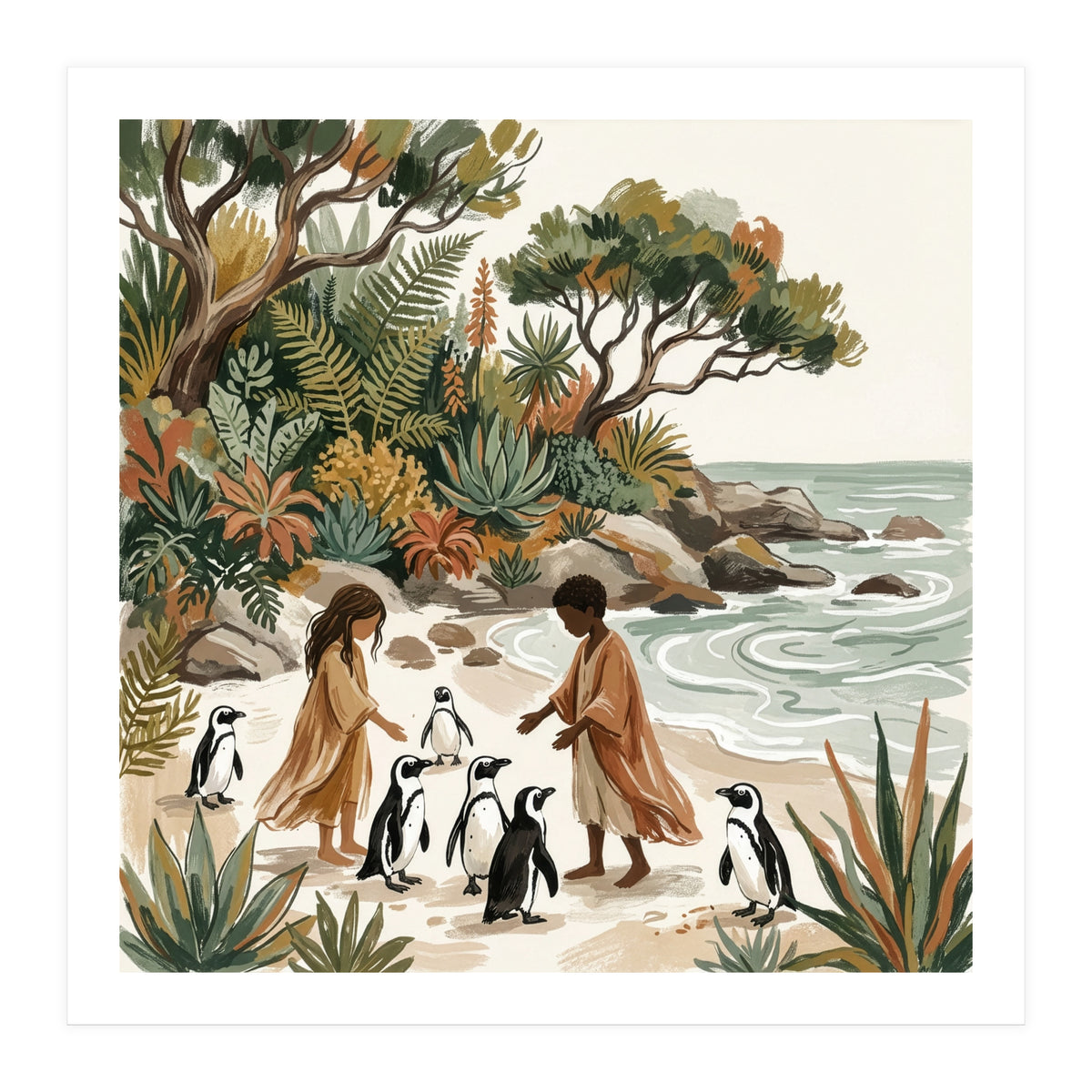 Oceanic Wildlife Friends (Print Only)