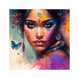 Butterfly Aura Hindu Portrait (Print Only) thumbnail