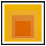 JOSEF ALBERS - HOMAGE TO THE SQUARE YELLOW ORANGE 2. HIGH RESOLUTION thumbnail