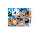 Abstract Collage 3 D Material Design Original (Print Only) thumbnail
