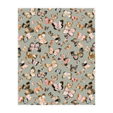 Flying Butterflies Gold Beige (Print Only) thumbnail