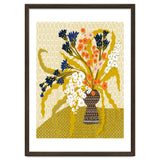 Floral Contemporary Still Life Mustard Yellow thumbnail