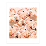 Flamingo Blush #society6 #decor #buyart #flamingoart (Print Only) thumbnail