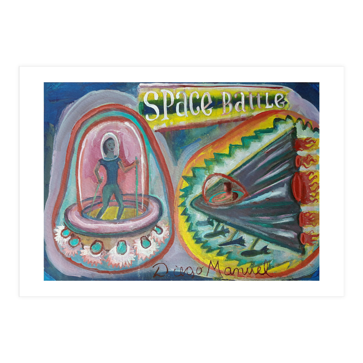 Space Battle (Print Only)