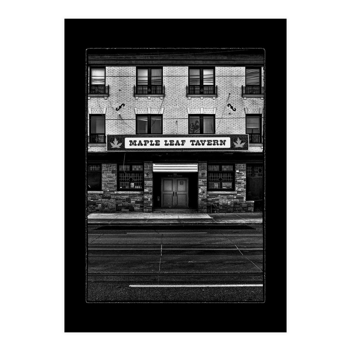 Maple Leaf Tavern No 1 with Border (Print Only)