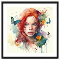 Red Hair Butterfly Light