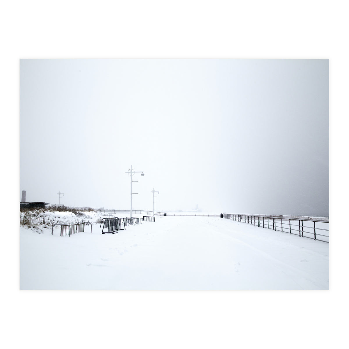 on the snow pier (Print Only)