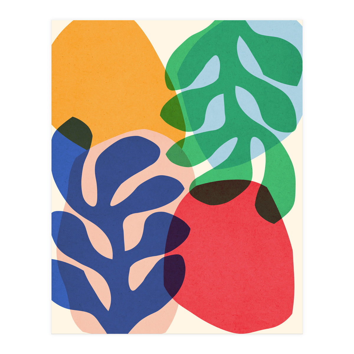 Floral matisse 7 (Print Only)