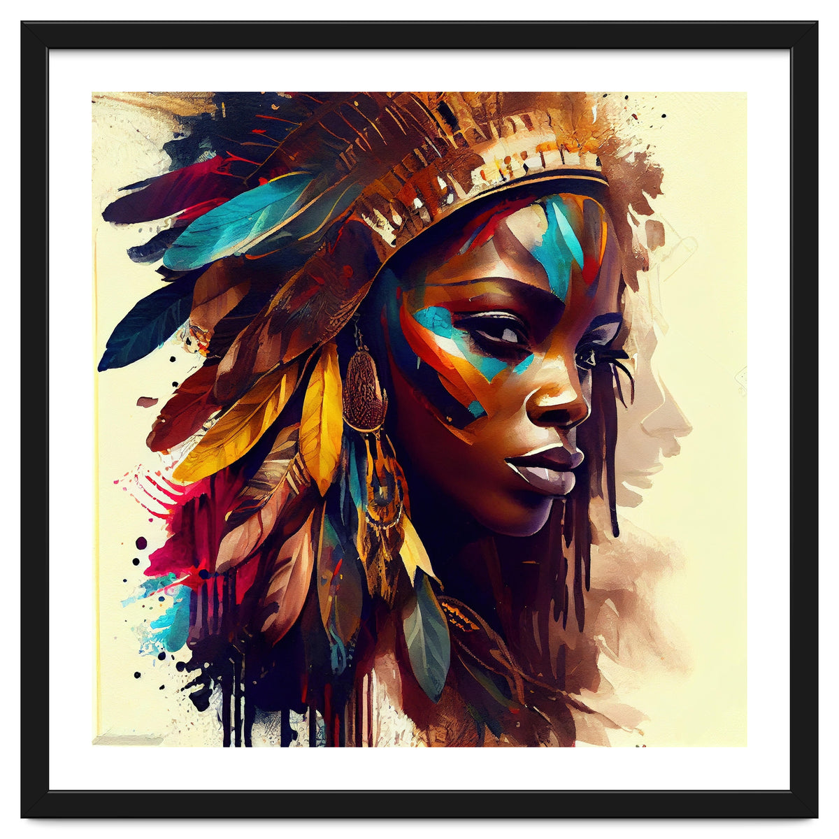 Powerful African Warrior Woman #5
