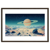 Alien Horizon: Saturn-Inspired Planetary Landscape thumbnail