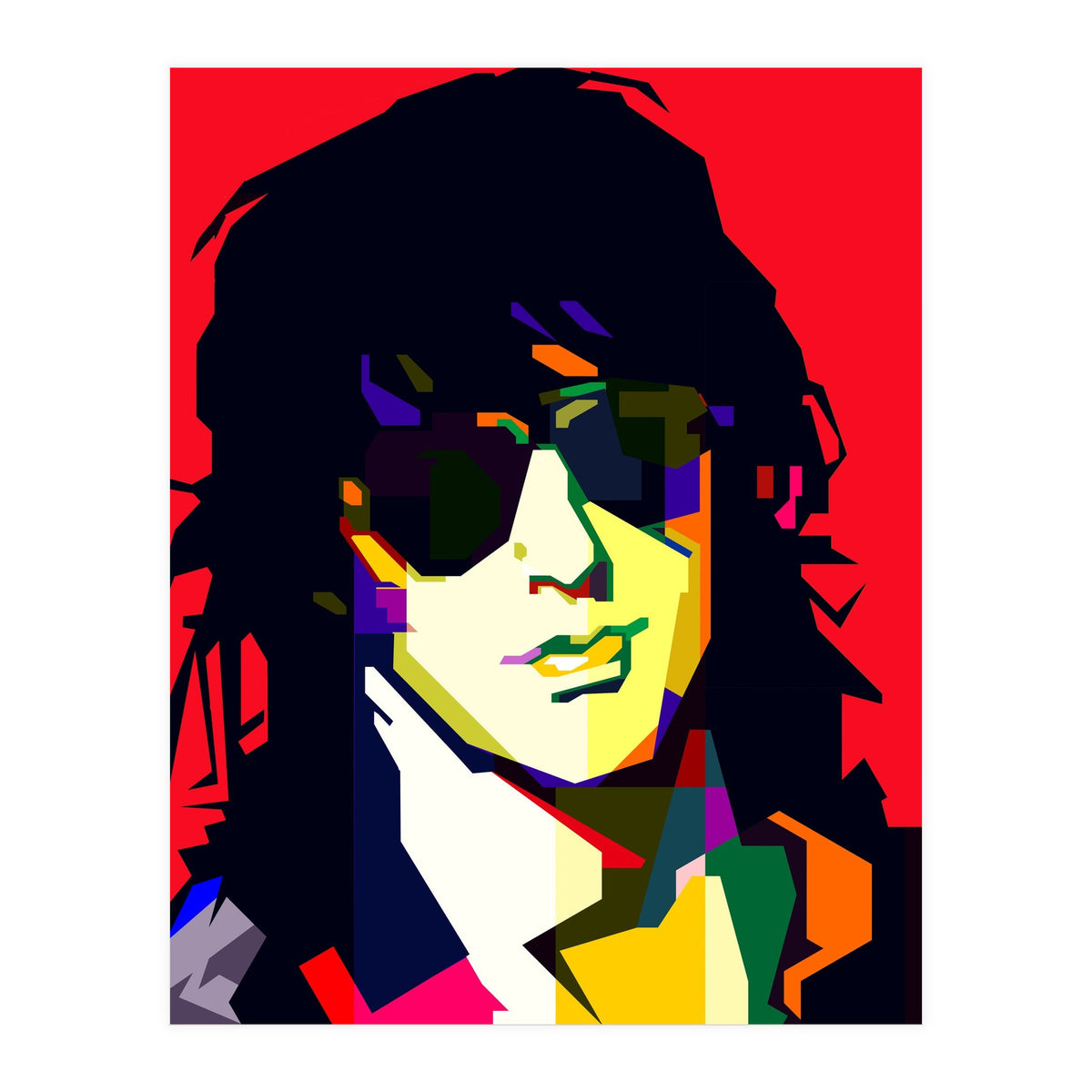 Izzy Stradlin Guitarist Pop Art WPAP (Print Only)
