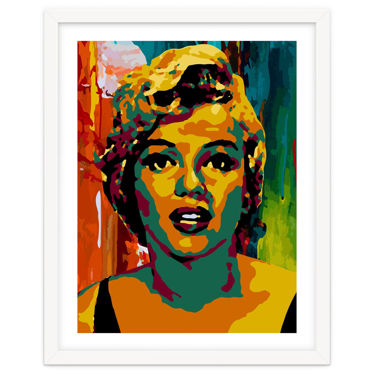 Marilyn Monroe Colorful abstract 3