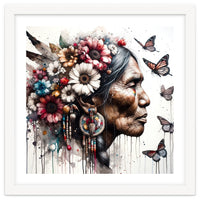 Matriarch With Wildflowers