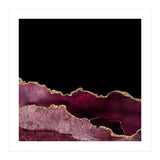 Burgundy & Gold Agate Texture 10  (Print Only) thumbnail