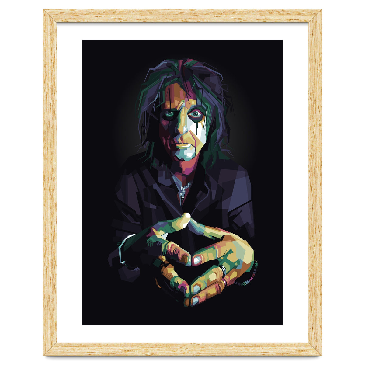 Alice Cooper Pop Art WPAP