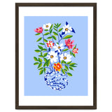 The Floopy Planter, Abstract Flower Pot Illustration, Pop Bohemian Eclectic Botanical, Flower Colorful Blossom thumbnail