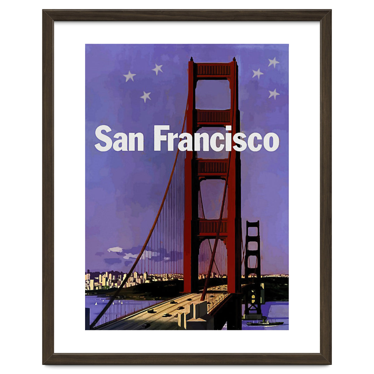 Gold Gate at Night, San Francisco