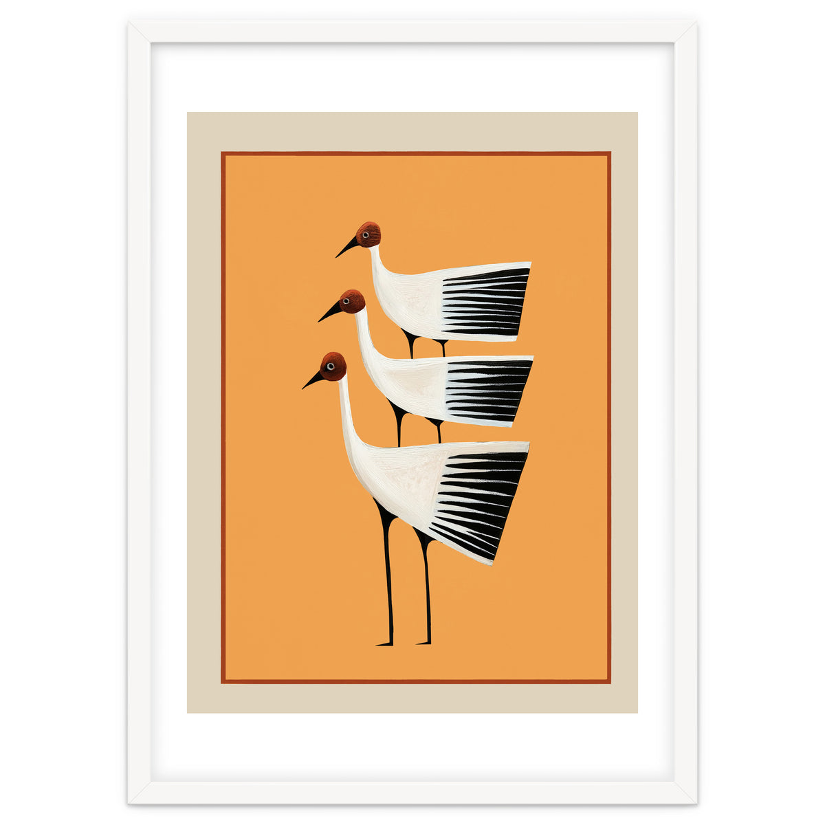 Striped Bird Trio II