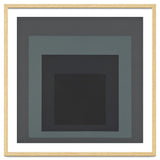 JOSEF ALBERS - HOMAGE TO THE SQUARE BLACK GREY thumbnail