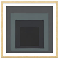JOSEF ALBERS - HOMAGE TO THE SQUARE BLACK GREY