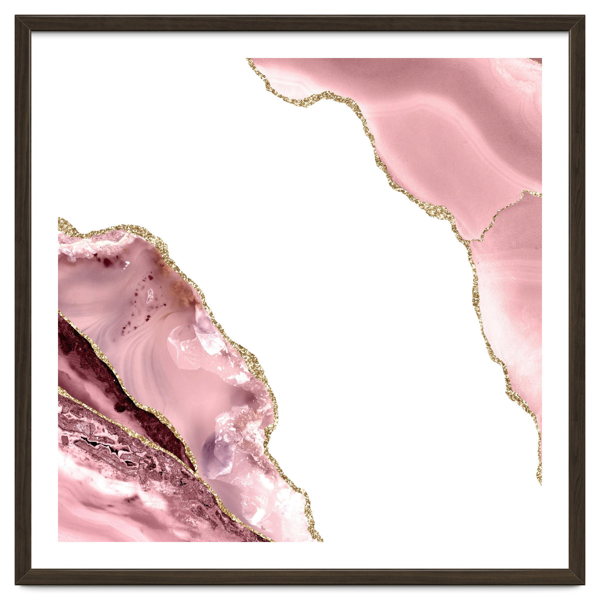 Blush & Gold Agate Texture 06