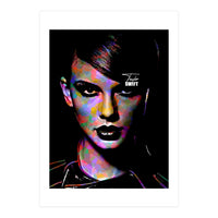 Taylor Swift Colorful Art 4 (Print Only)