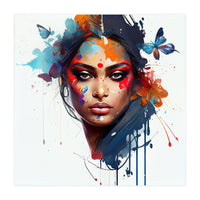 Aerial Bloom Hindu Portrait (Print Only)