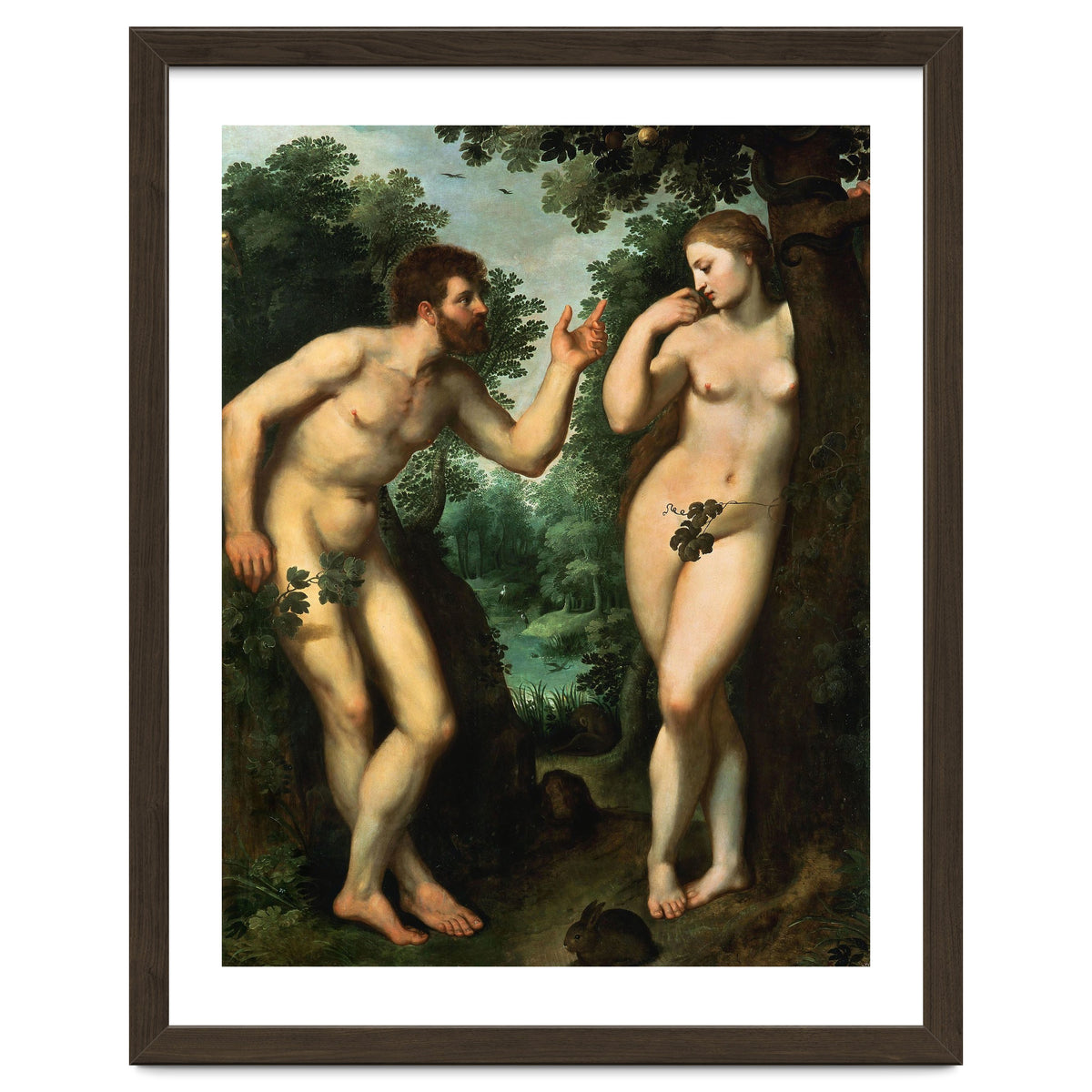 Peter Paul Rubens / 'Adam and Eve', c. 1597, Oil on panel, 180 x 158 cm. Pieter Paul Rubens.