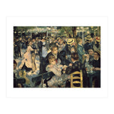 'Dance at Le moulin de la Galette', 1876, Oil on canvas, 131 x 175 cm. (Print Only) thumbnail