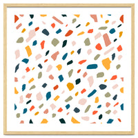 TerrazzoTerrazzo, Abstract Quirky Shapes Bohemian Modern Pattern Confetti Celebration Random Colorful Shapes
