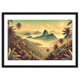 Vintage Brazil, Rio De Janeiro Tropics Poster thumbnail
