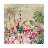 Exotic Vintage African Flower Safari  (Print Only) thumbnail