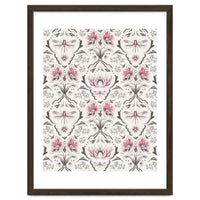 Bohemian Garden Pink Pattern