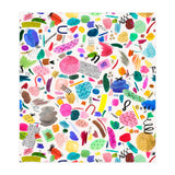 Abstract Colourful Marks Scribbles (Print Only) thumbnail