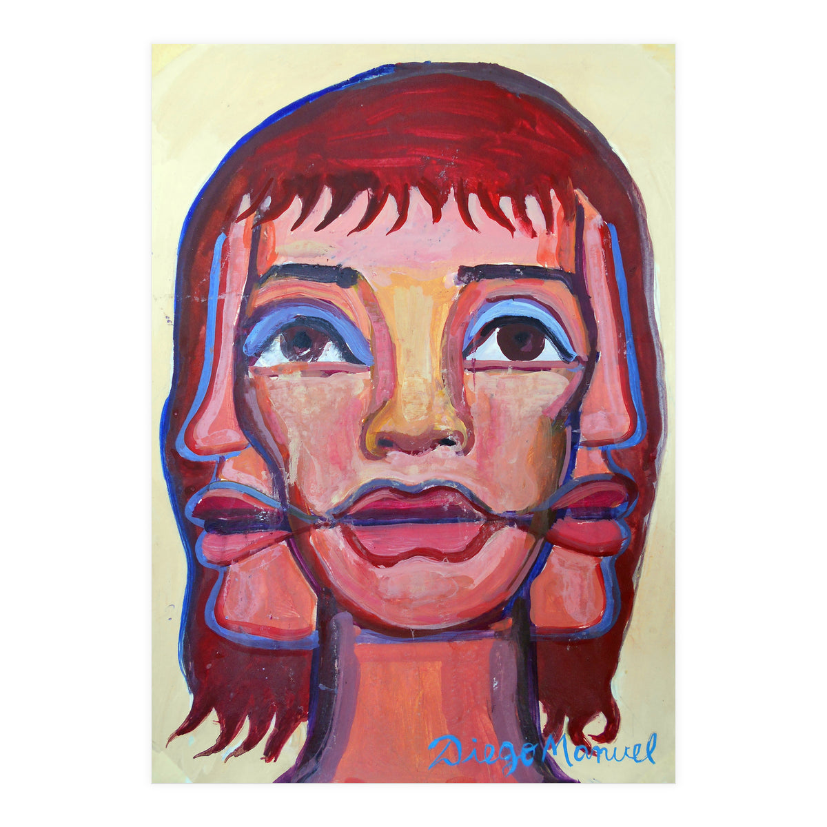 Cabeza De Mujer 4 (Print Only)