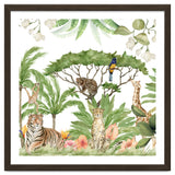Watercolor Animals Savannah Landscape thumbnail