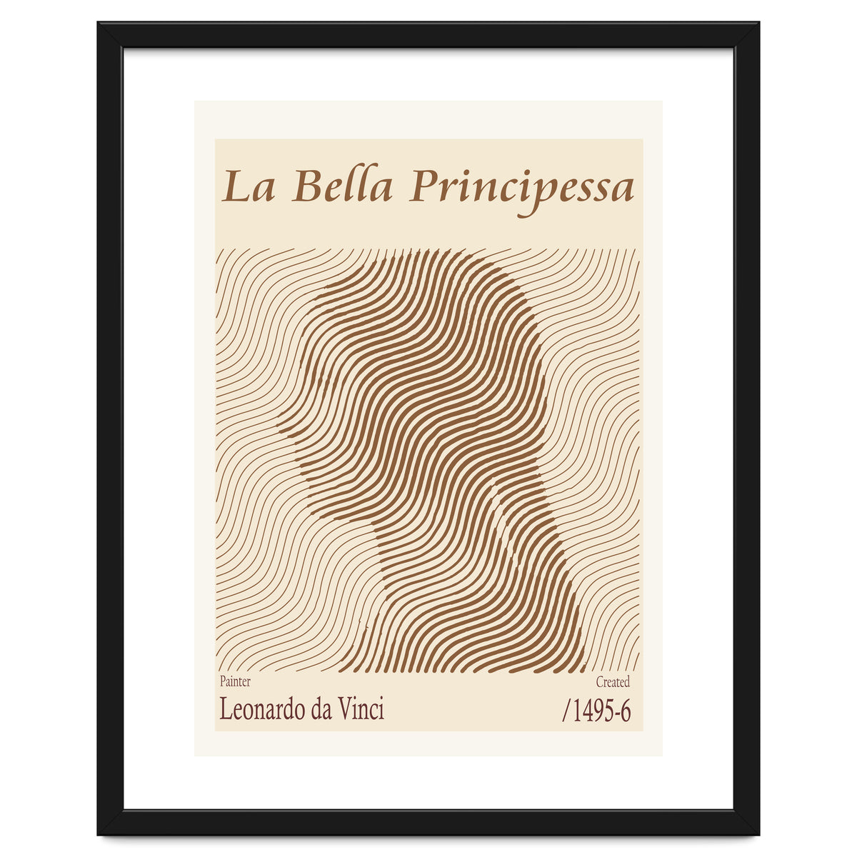 La Bella Principessa – Leonardo Da Vinci (1495 6)