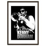 Kenny Dorham Jazz Trumpeter in Grayscale thumbnail